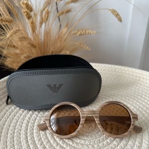 Emporio Armani Sunglasses Wood Matte Beige